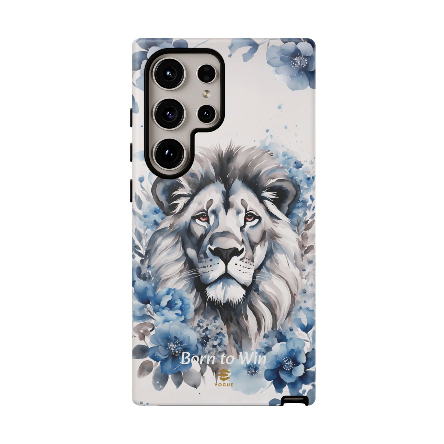 Lion Born to Win Samsung Galaxy Tough Phone Case