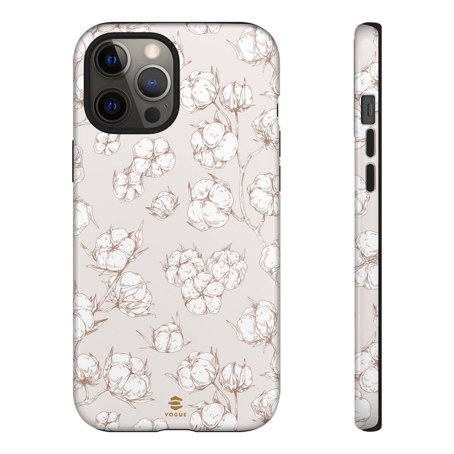 Funda para iPhone con diseño de campo de algodón