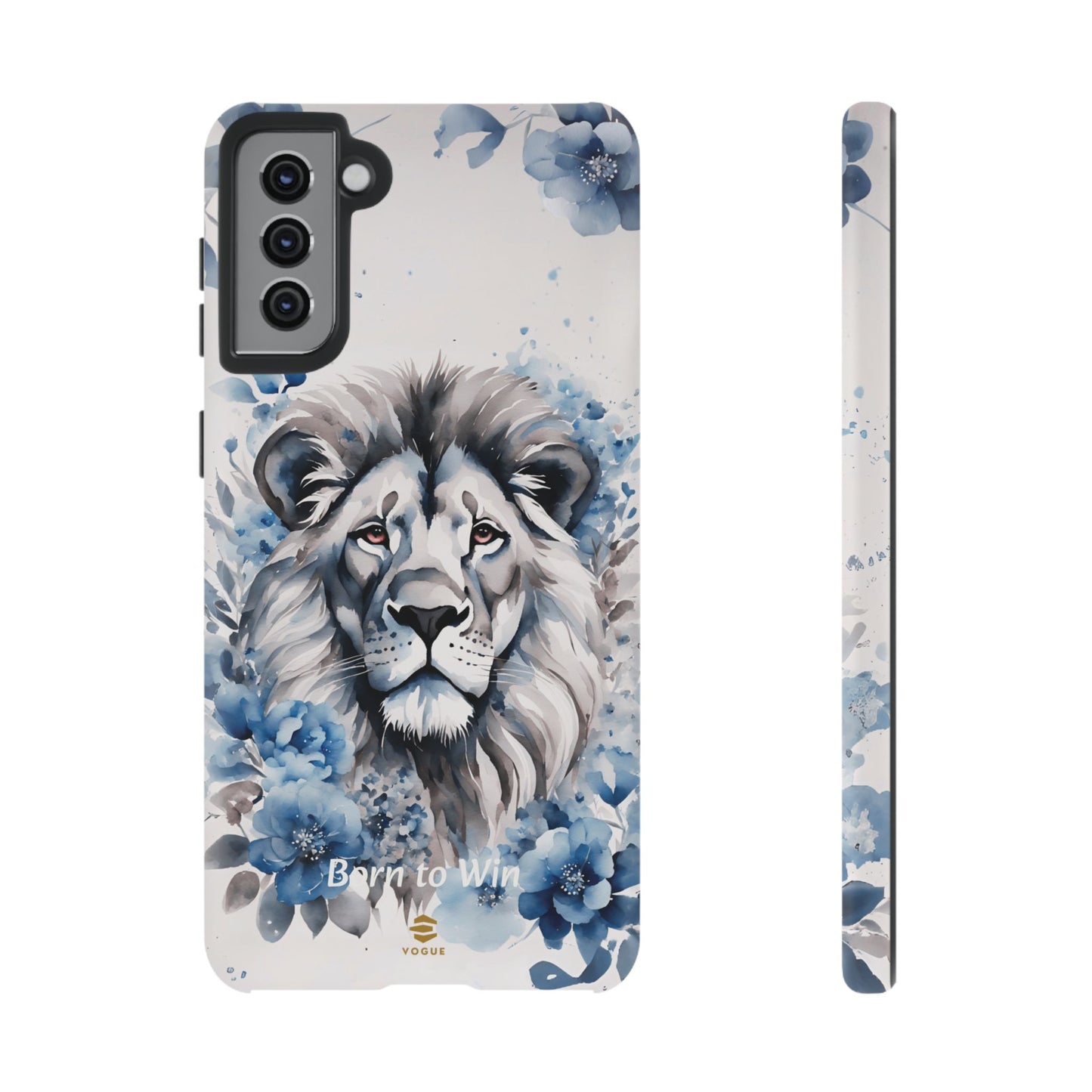 Lion Born to Win Samsung Galaxy Tough Phone Case