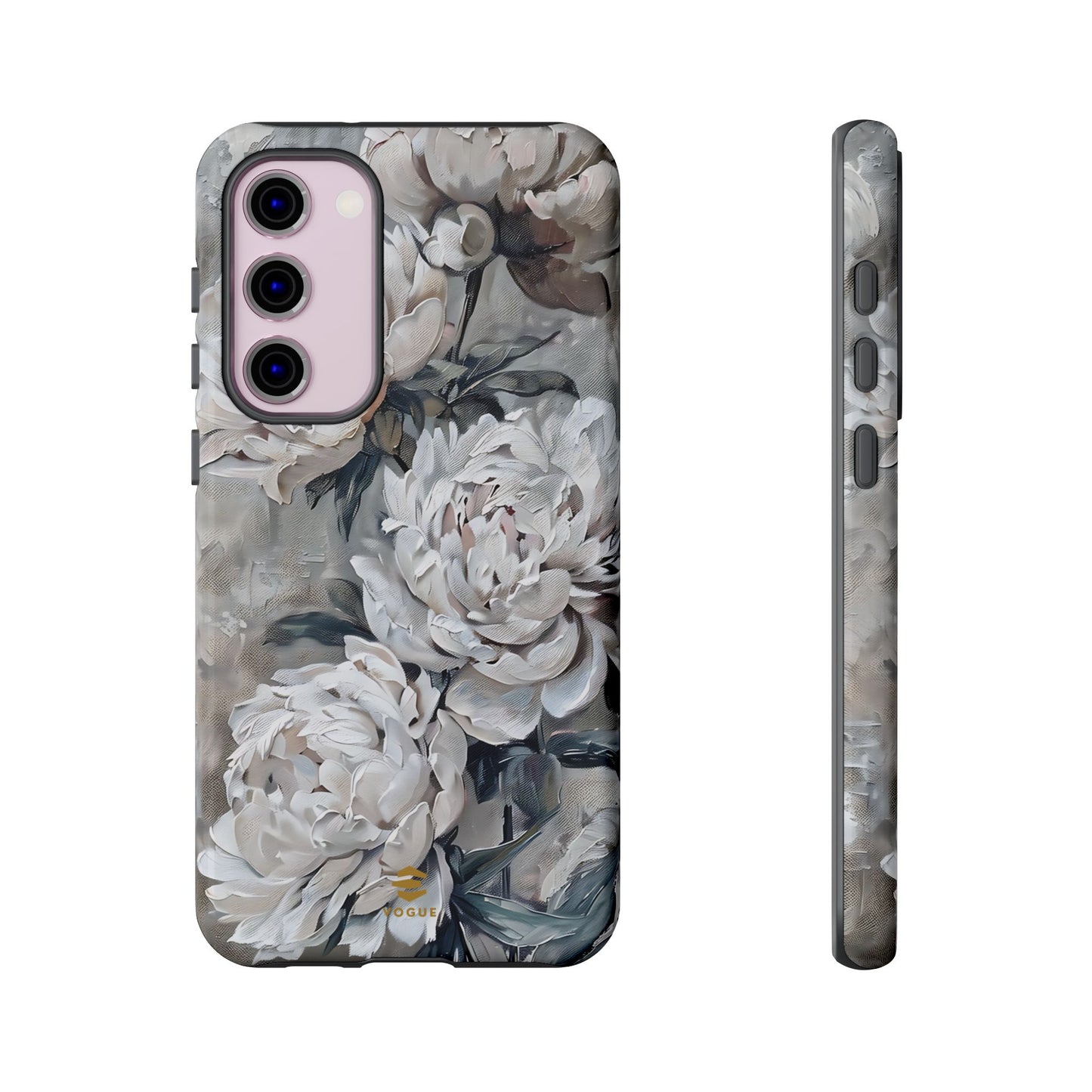 Funda para Samsung con pintura de peonías