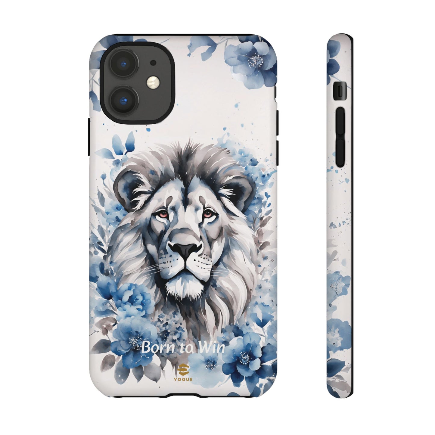 Lion Born to Win iPhone Tough Phone Case