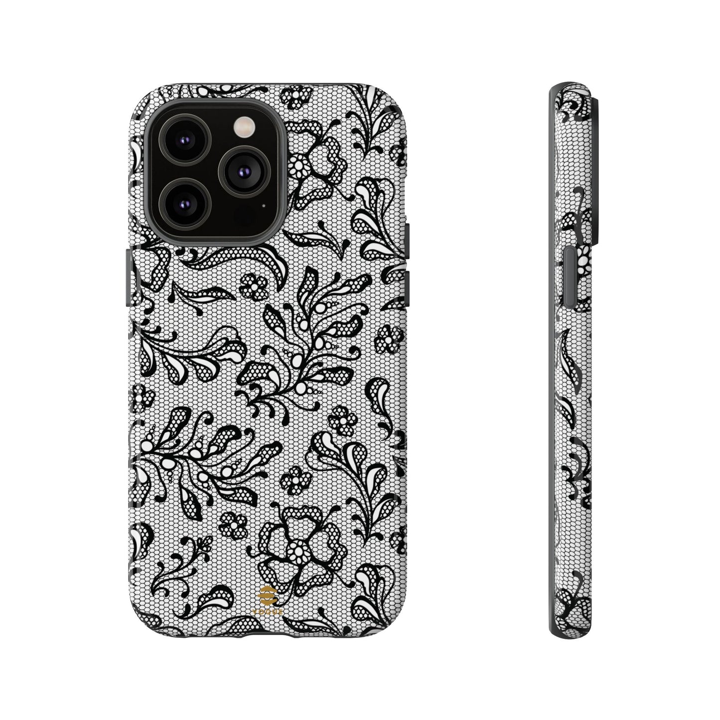 Funda para iPhone con encaje negro