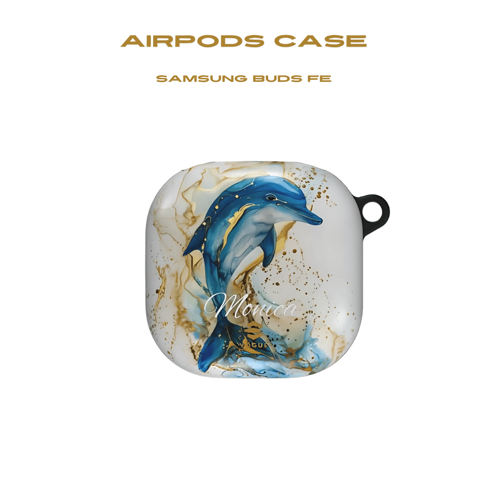 Custom Dolphin Samsung Buds Case