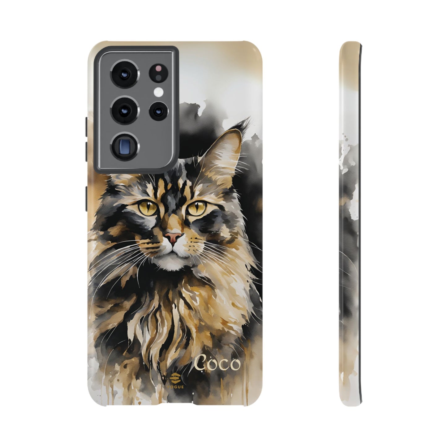 Custom Meow Cat Samsung Galaxy Tough Phone Case