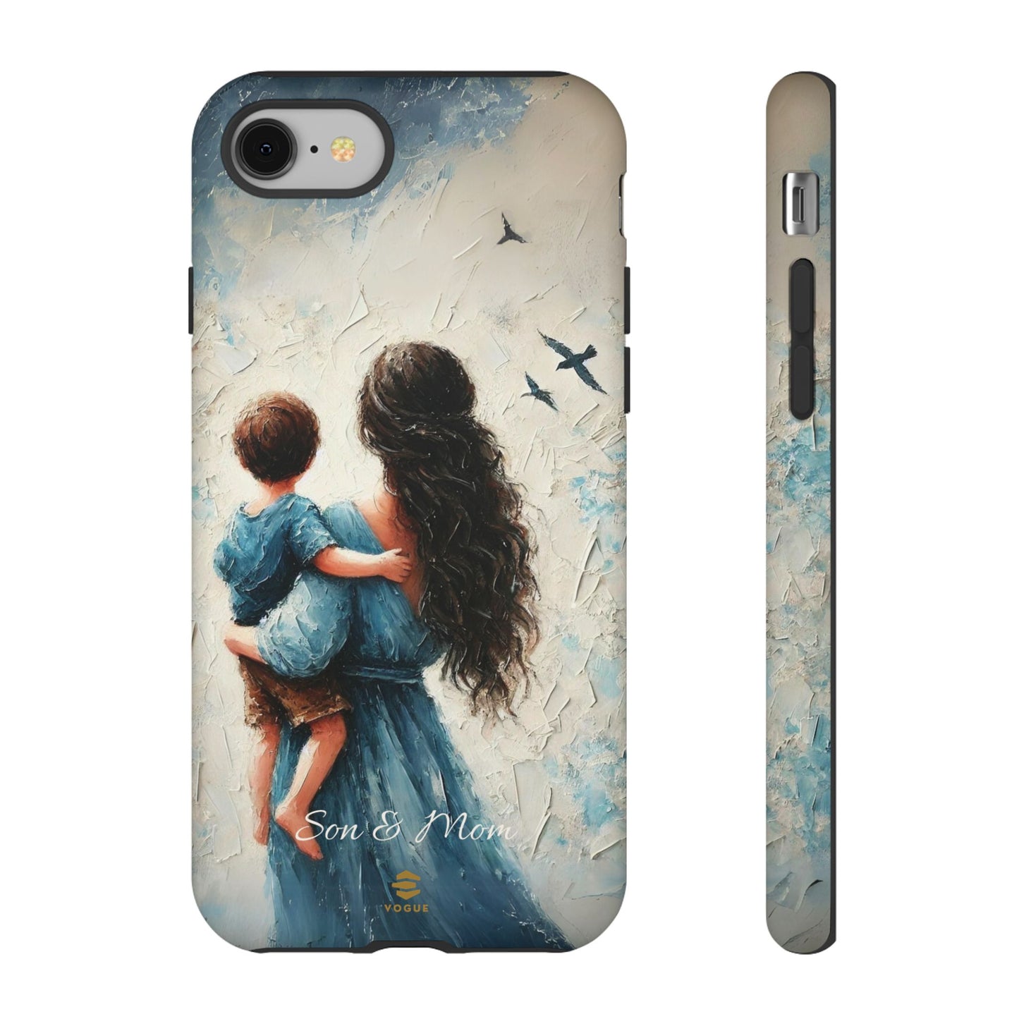 Custom Son & Mom iPhone Tough Case