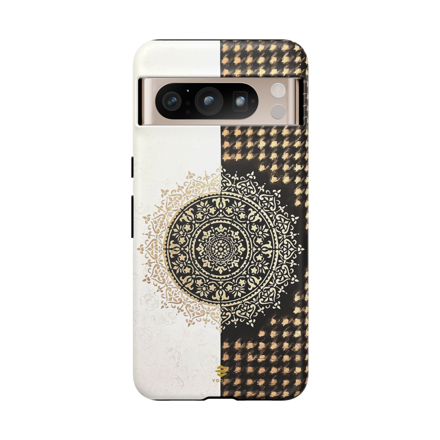Estuche de Google con pintura abstracta de mandala