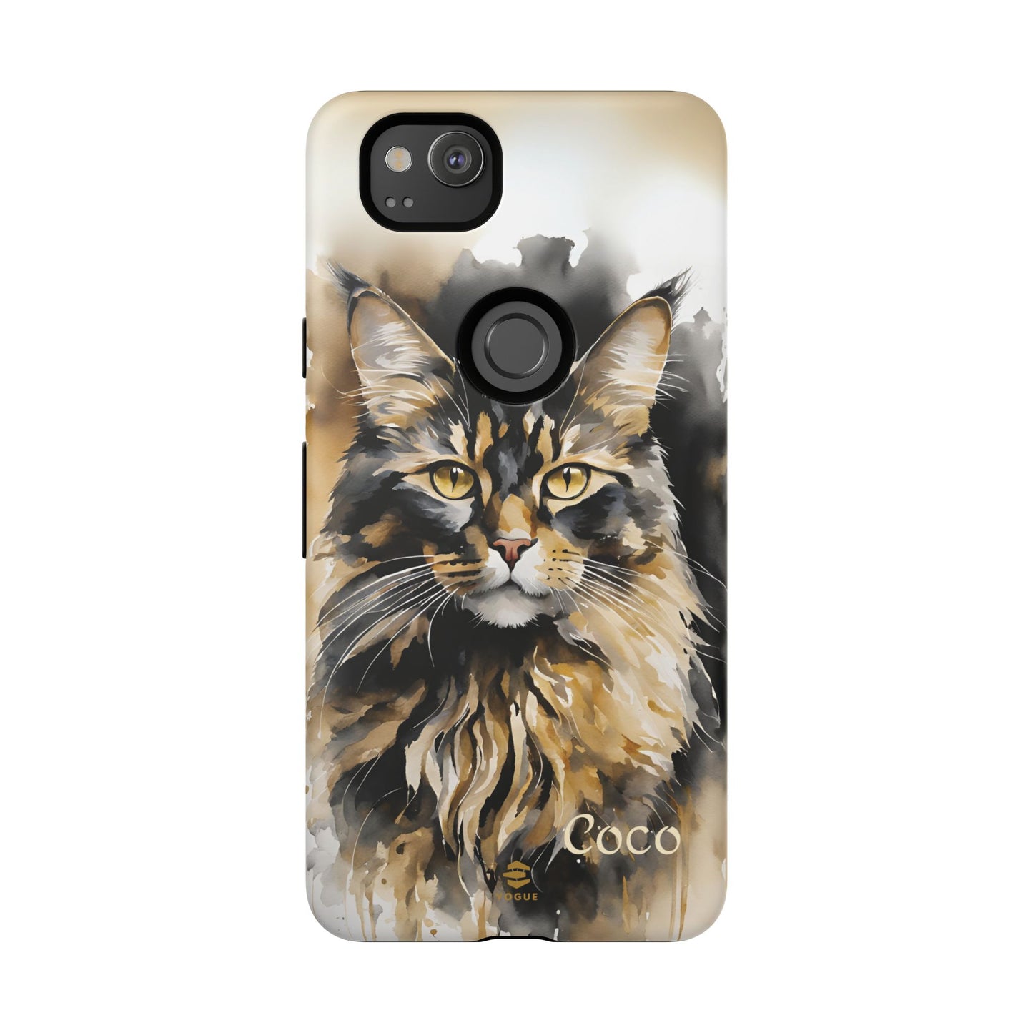 Custom Meow Cat Google Pixel Tough Phone Case
