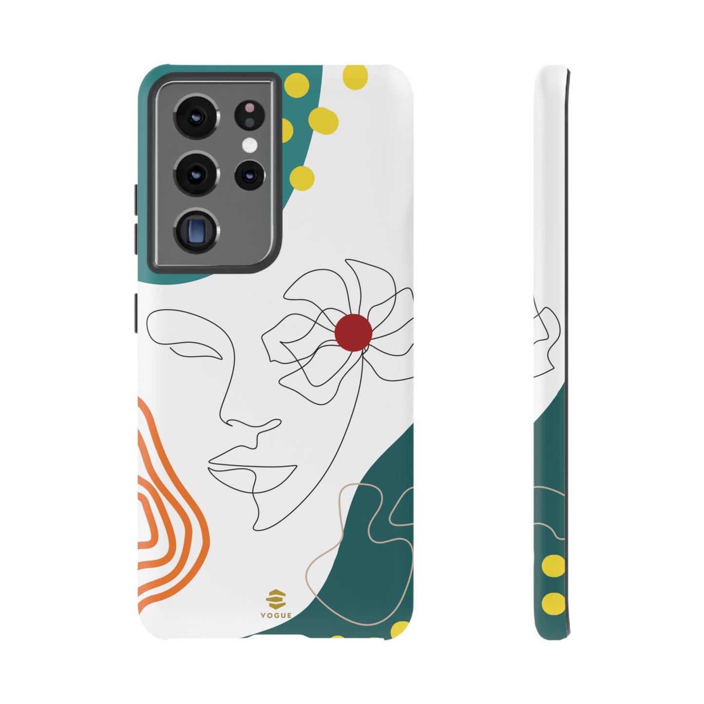 Women Face Line Art Phone Case Samsung