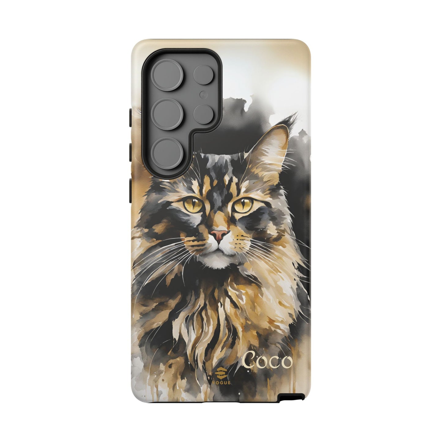Custom Meow Cat Samsung Galaxy Tough Phone Case
