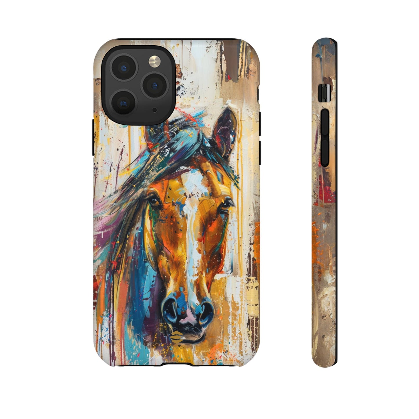 Horse Art iPhone Case - Brown - Though Phone Case
