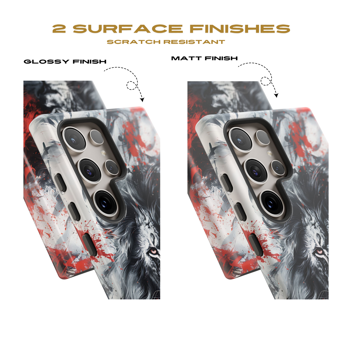Lion Roaring Art Samsung Tough Case