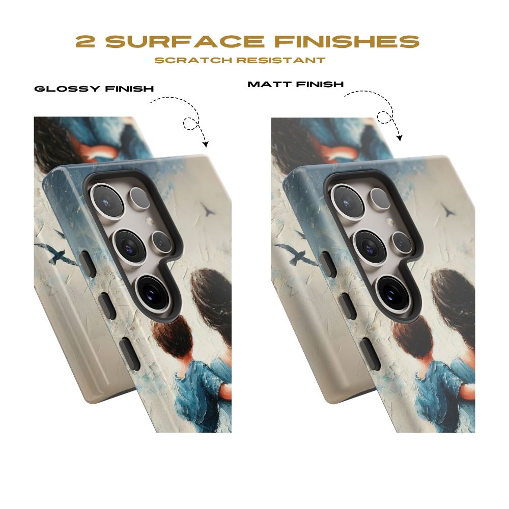 Custom Son & Mom Samsung Galaxy Tough Phone Case