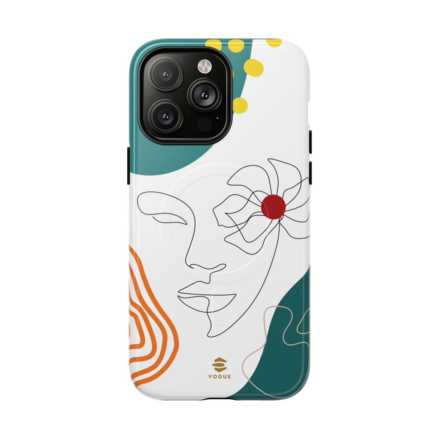 Women Face Line Art Magsafe Phone Case