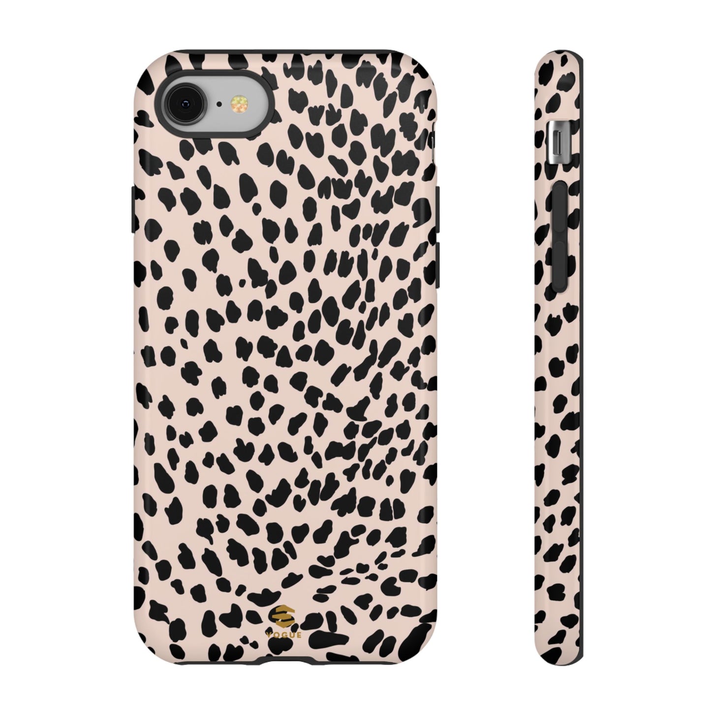 iPhone-Hülle mit Animalprint in Nude