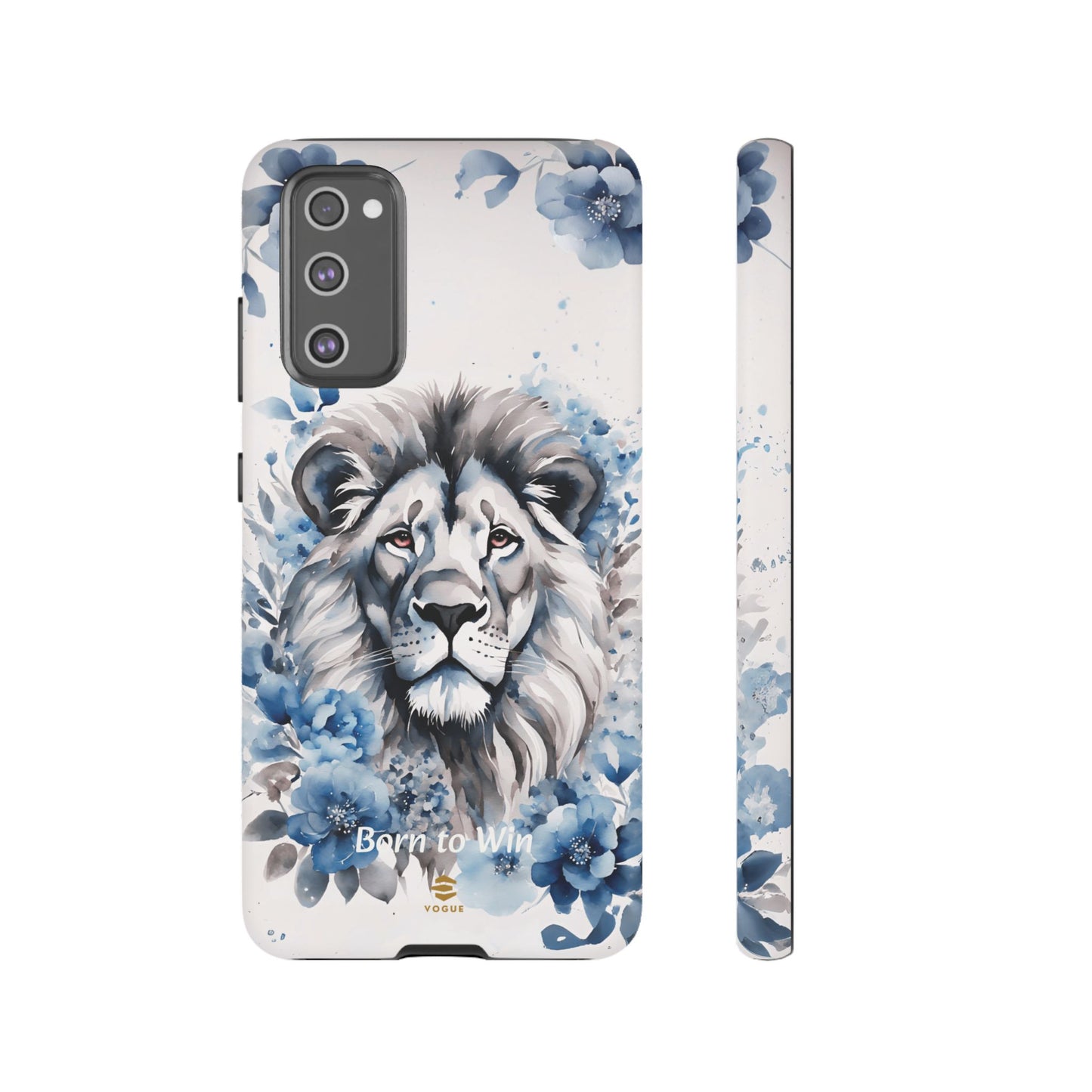 Lion Born to Win Samsung Galaxy Tough Phone Case
