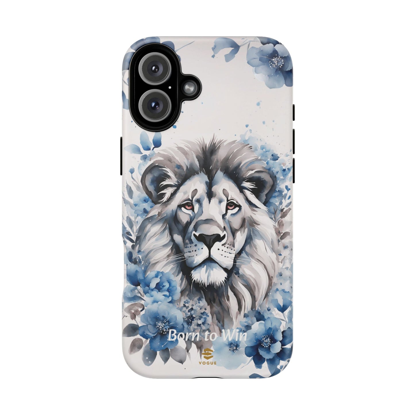 Lion Born to Win iPhone Tough Phone Case