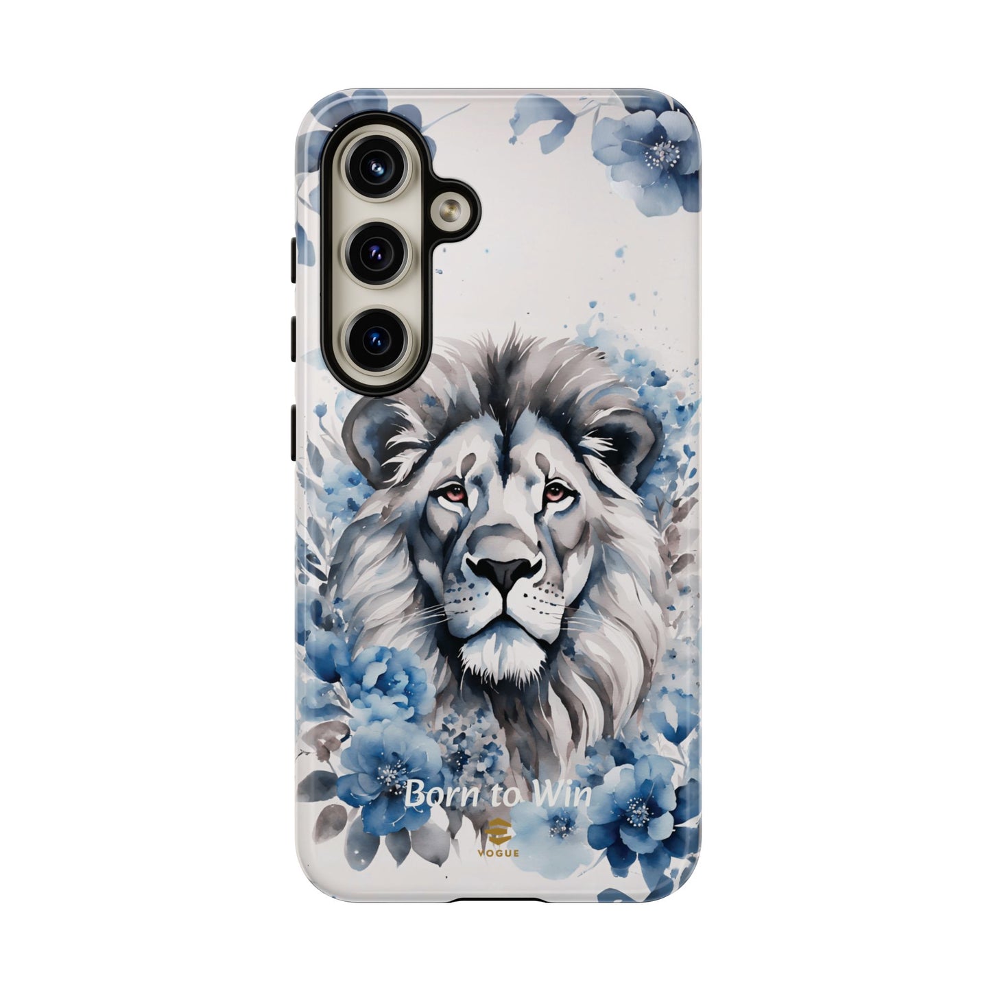 Lion Born to Win Samsung Galaxy Tough Phone Case