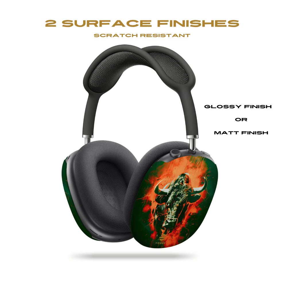 Green Bull AirPod Max Cases