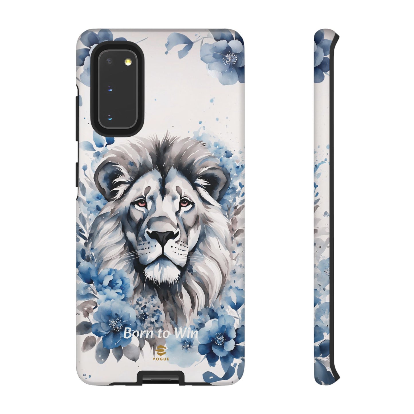 Lion Born to Win Samsung Galaxy Tough Phone Case