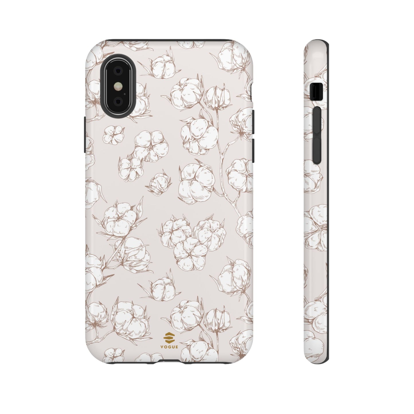Funda para iPhone con diseño de campo de algodón