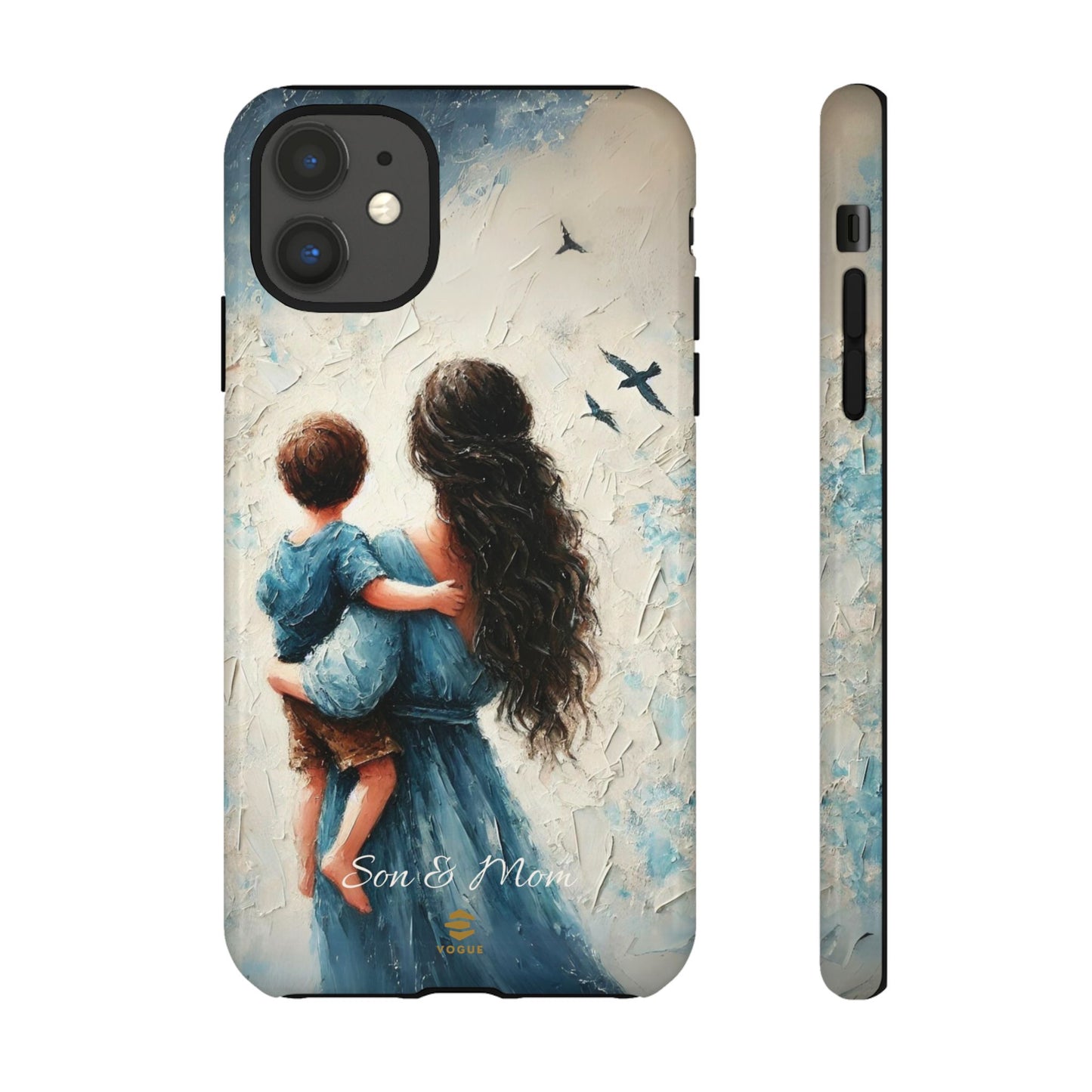 Custom Son & Mom iPhone Tough Case