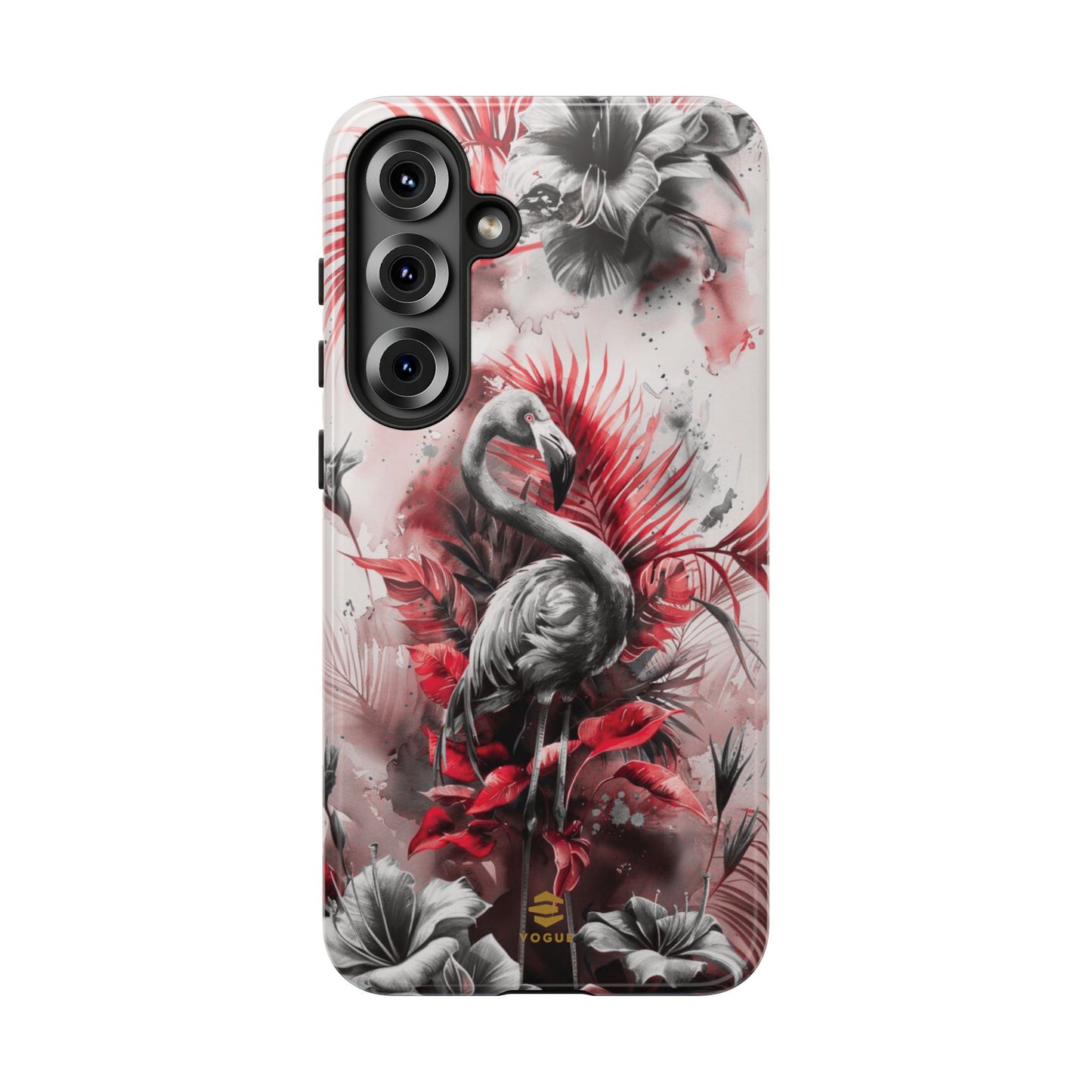 Flamingo Tropical Design Tough Phone Case Samsung