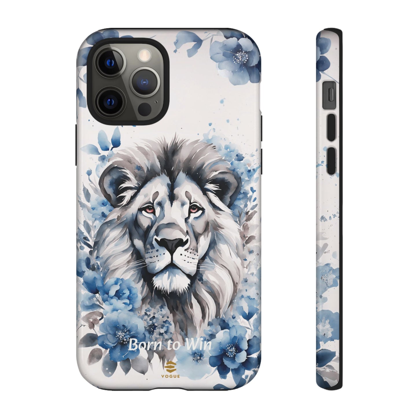 Lion Born to Win iPhone Tough Phone Case