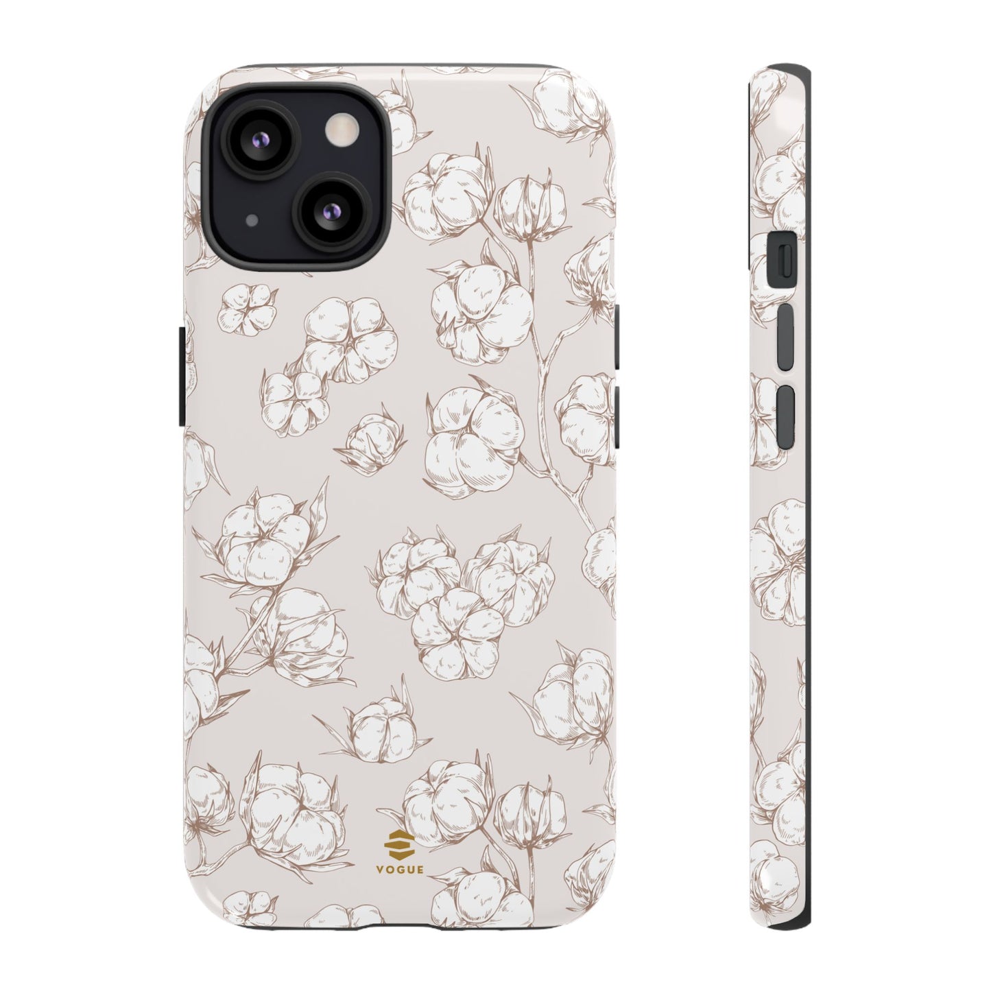 Funda para iPhone con diseño de campo de algodón