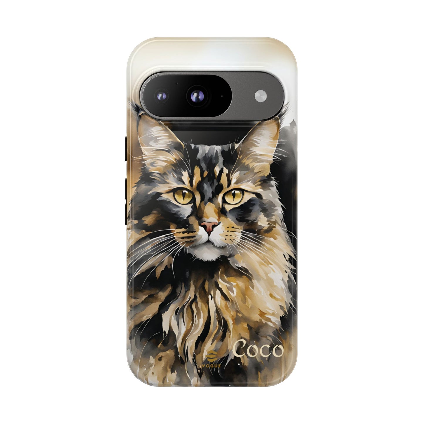 Custom Meow Cat Google Pixel Tough Phone Case
