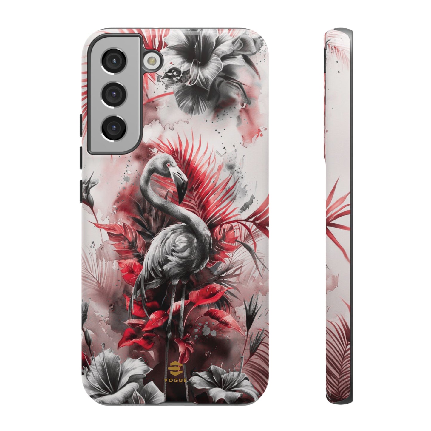 Flamingo Tropical Design Tough Phone Case Samsung