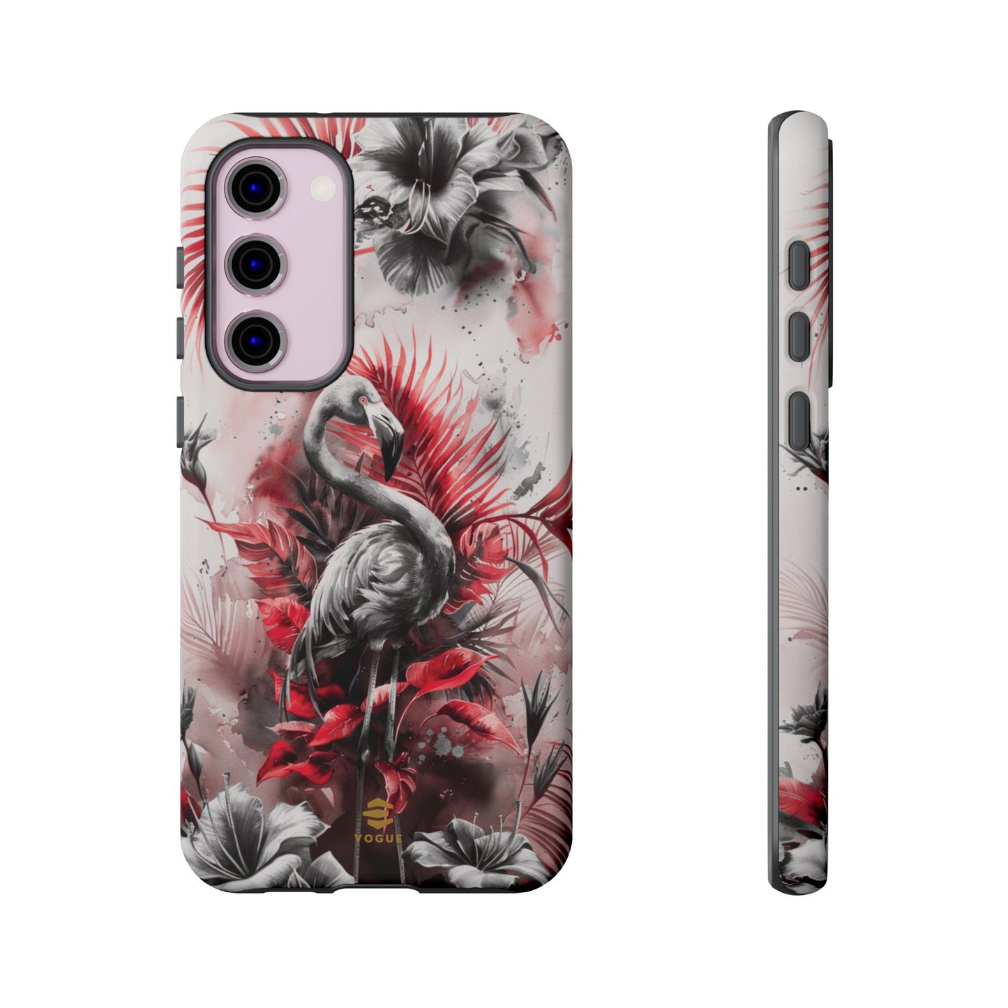 Flamingo Tropical Design Tough Phone Case Samsung