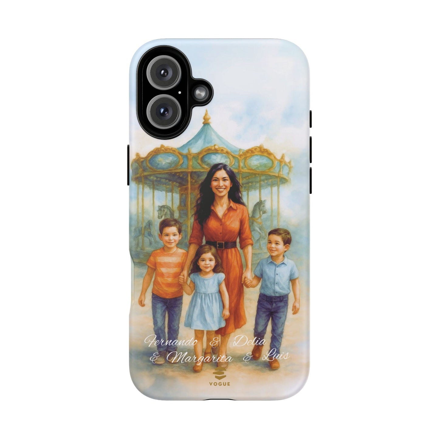 Custom Fun Family Day Phone Case for iPhone