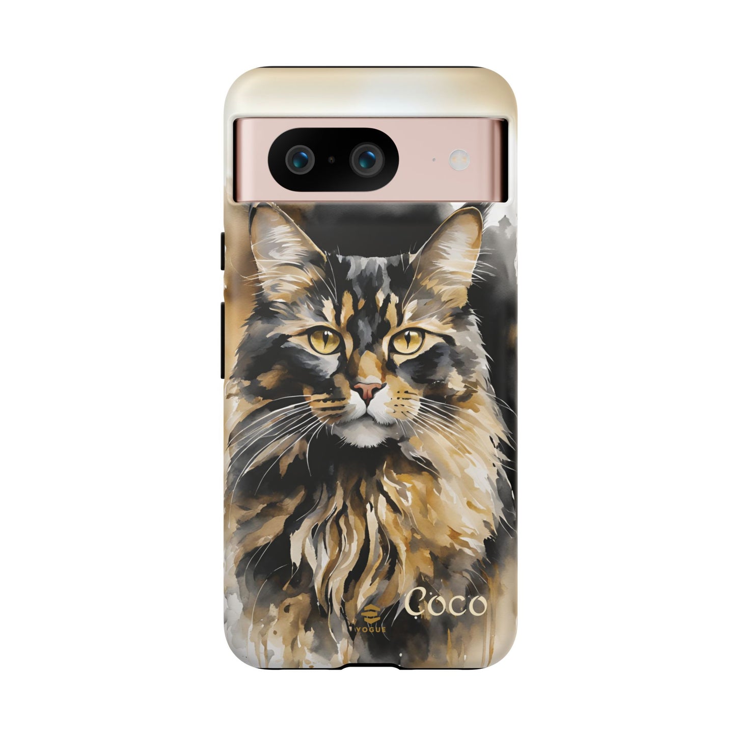 Custom Meow Cat Google Pixel Tough Phone Case