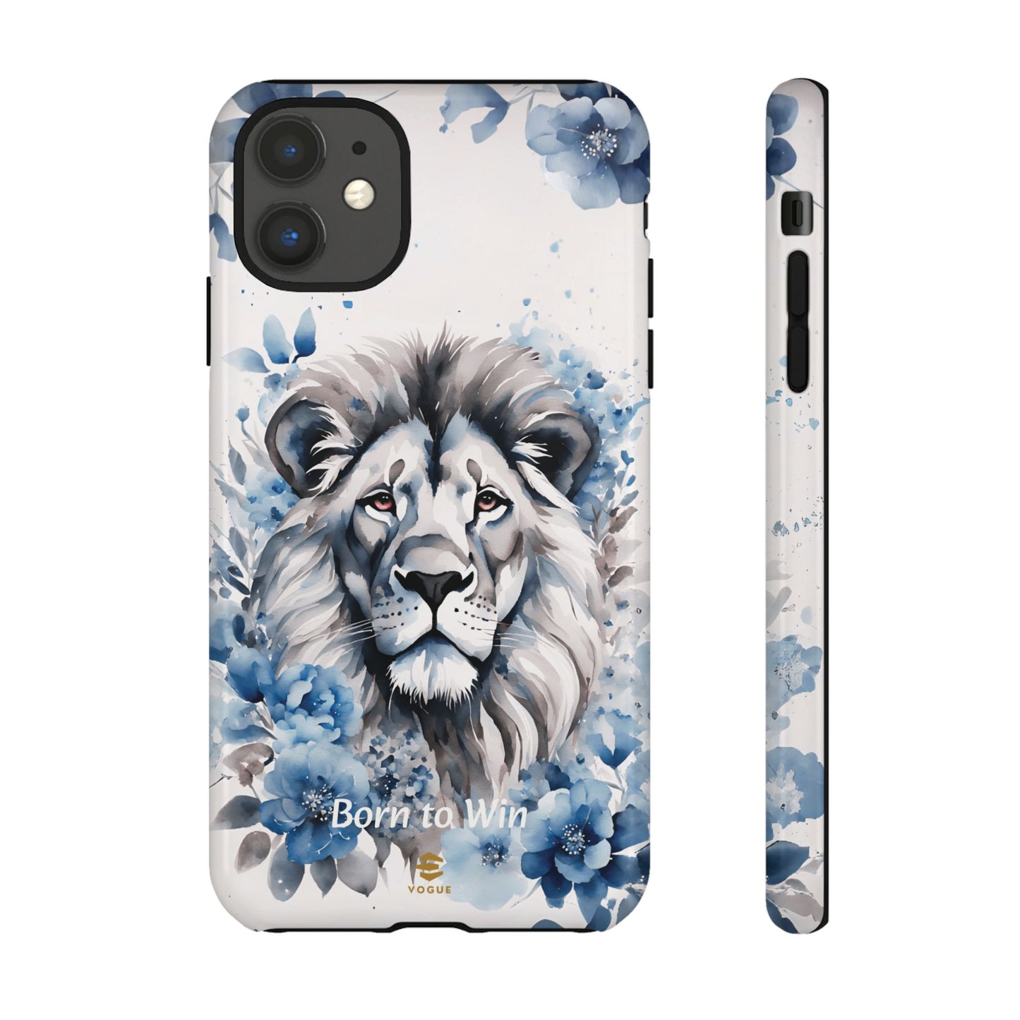Lion Born to Win iPhone Tough Phone Case