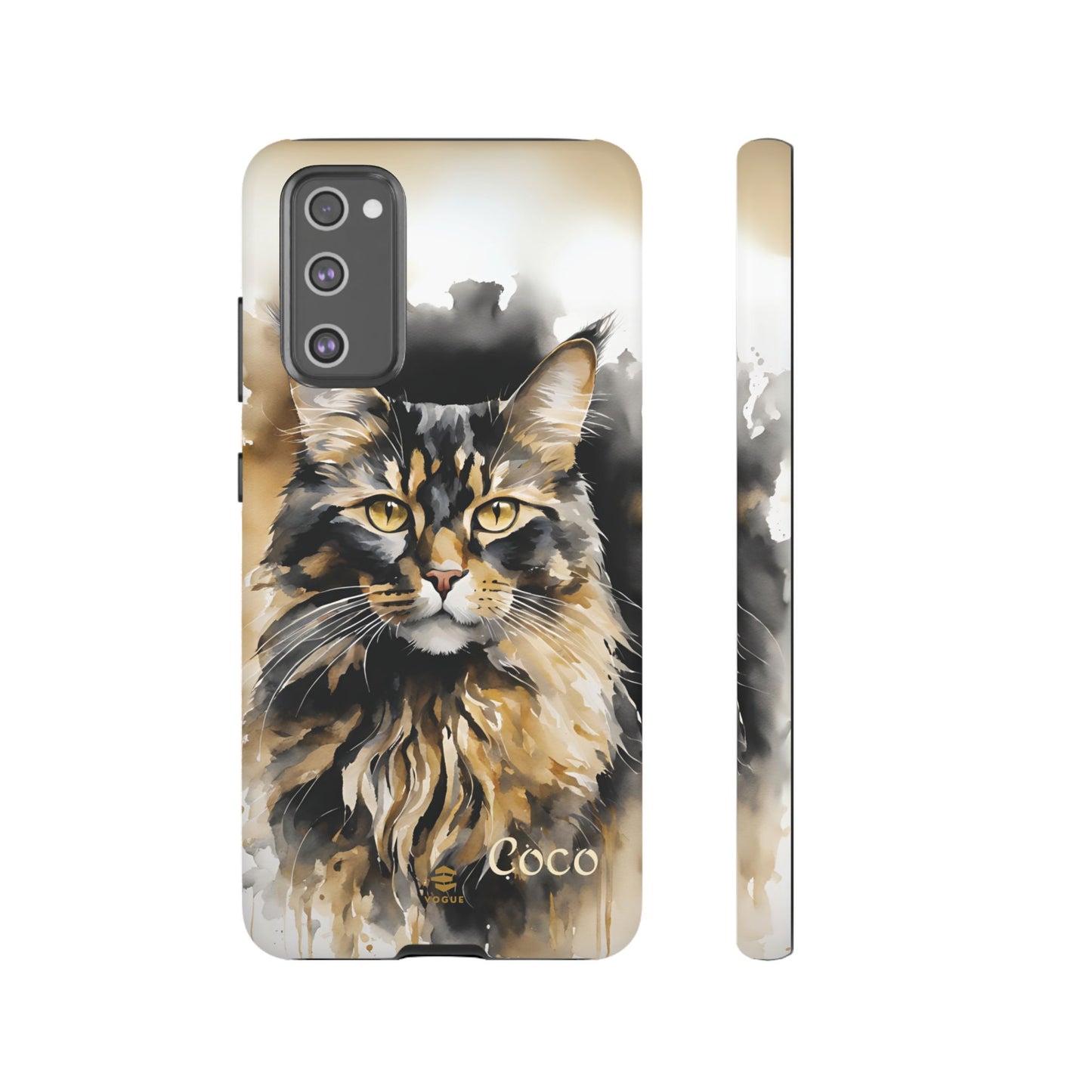 Custom Meow Cat Samsung Galaxy Tough Phone Case