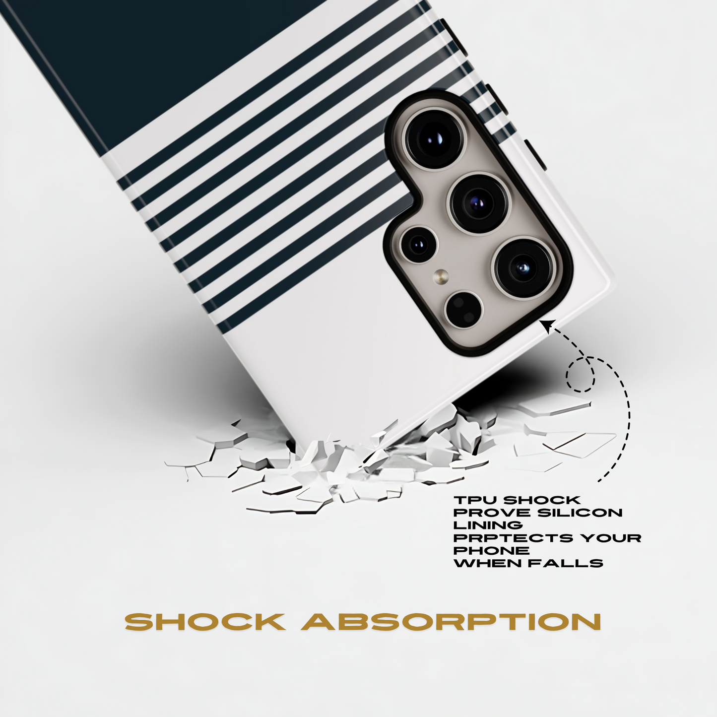 Funda minimalista para teléfono Samsung