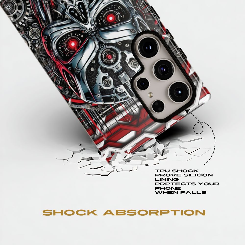 Robotic Design Samsung Galaxy Tough Phone Case