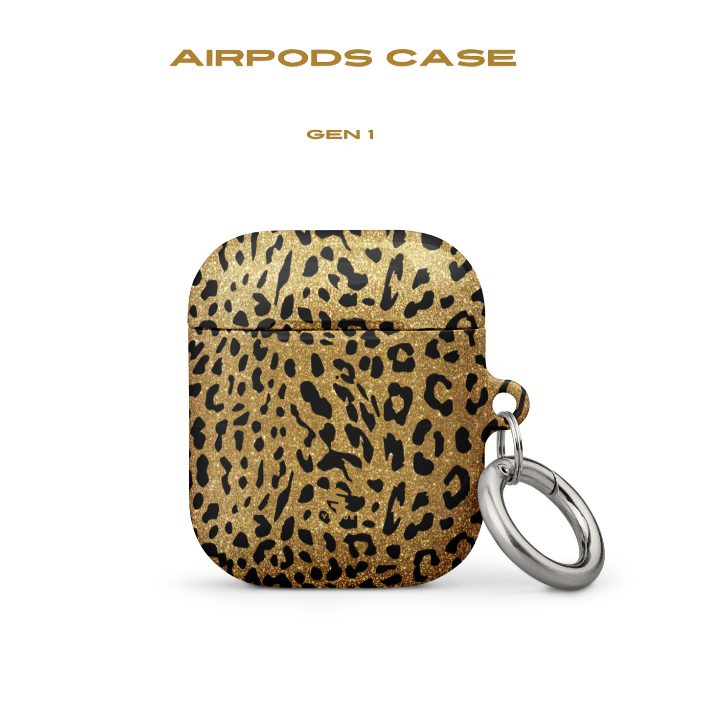 AirPod-Hüllen mit goldenem Leopardenmuster