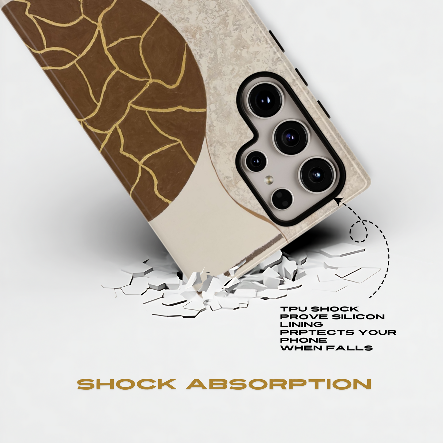 Funda para Samsung con diseño de sinfonía de piedra arenisca