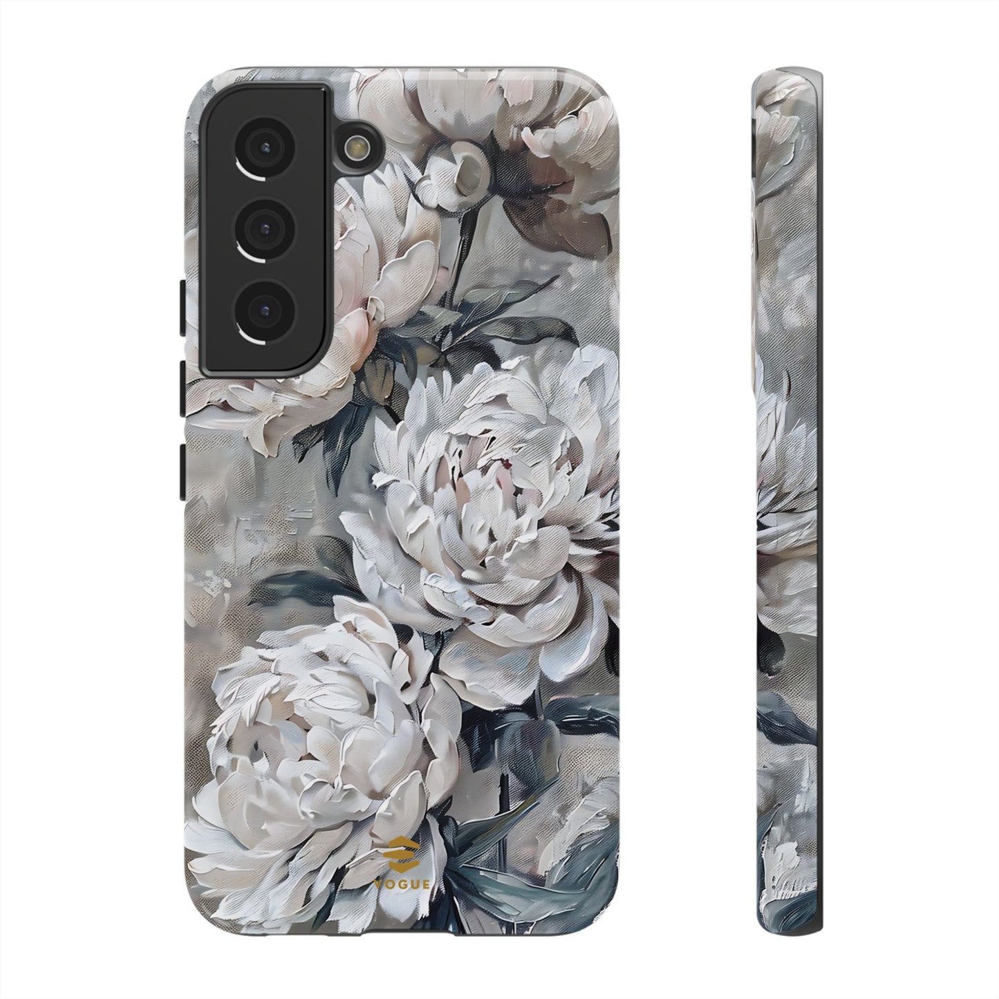 Funda para Samsung con pintura de peonías