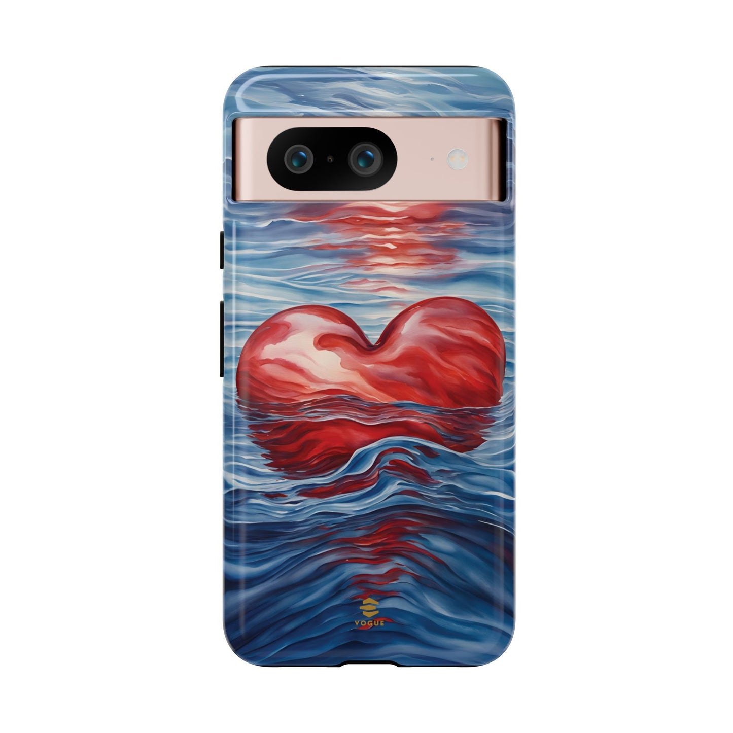 Deep Devotion Red Heart Google Tough Case Valentine's gift Protective Cover