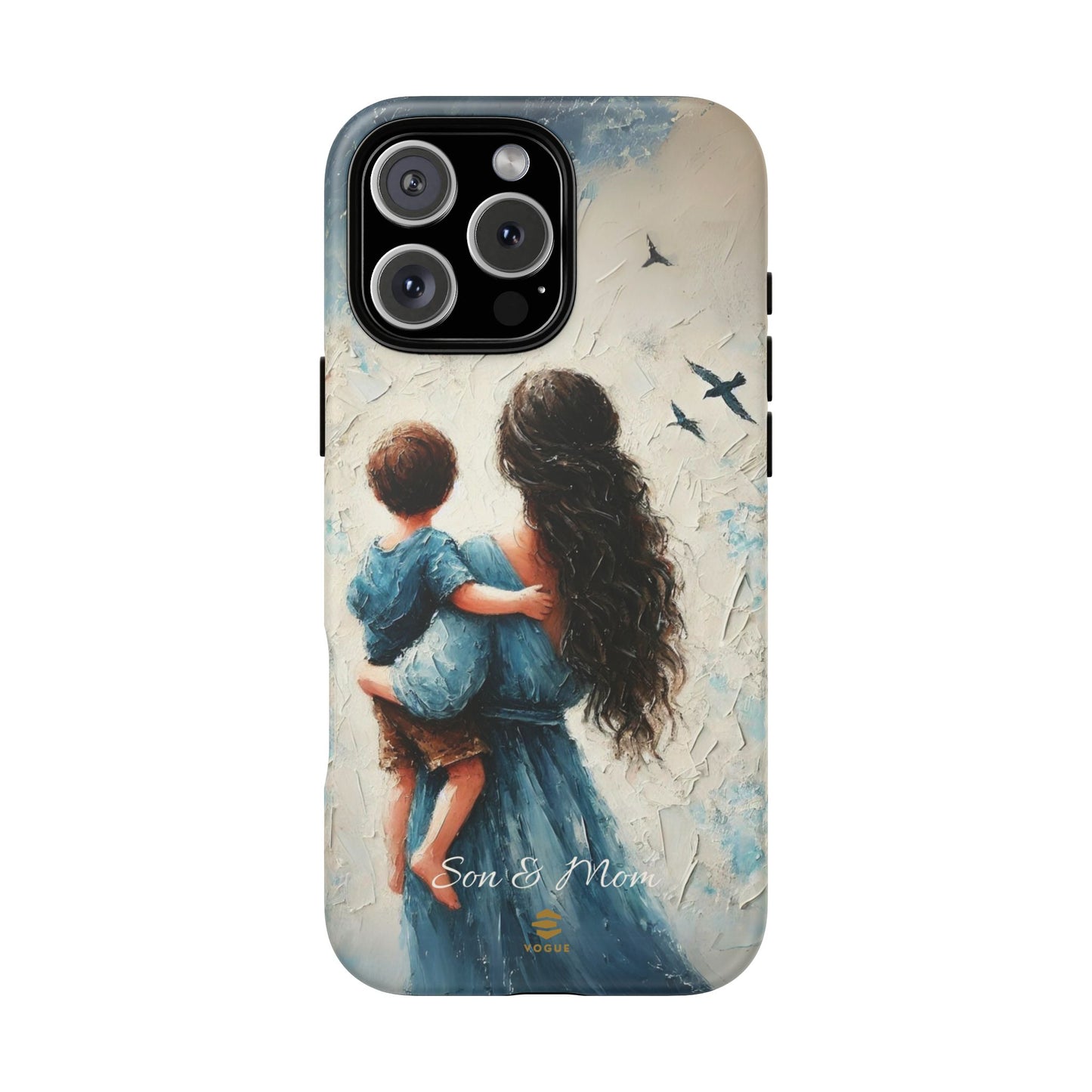 Custom Son & Mom iPhone Tough Case