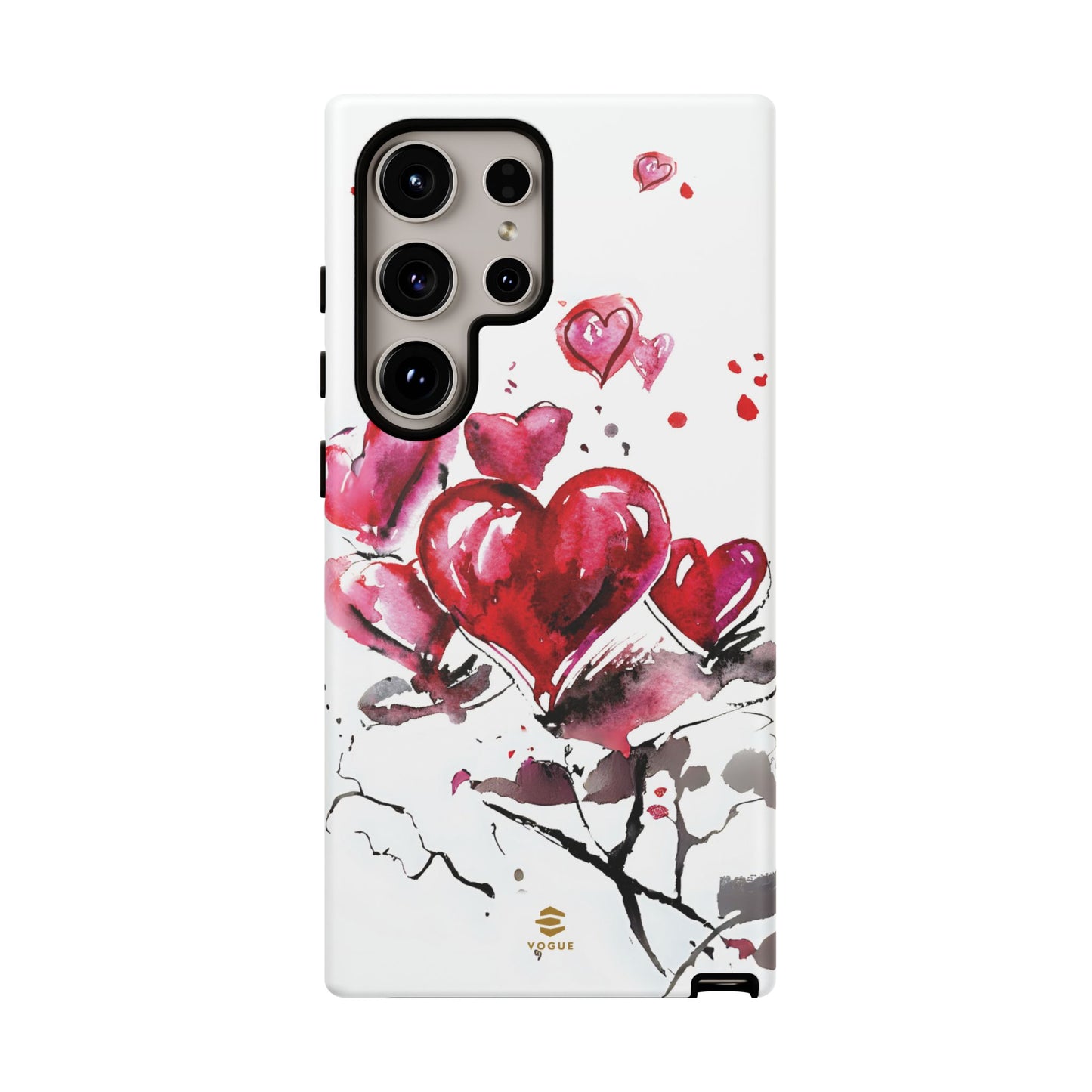 Abstract Hearts Art - Samsung Phone Case, Love, Valentine's Day Gift for Her Protective tough cover