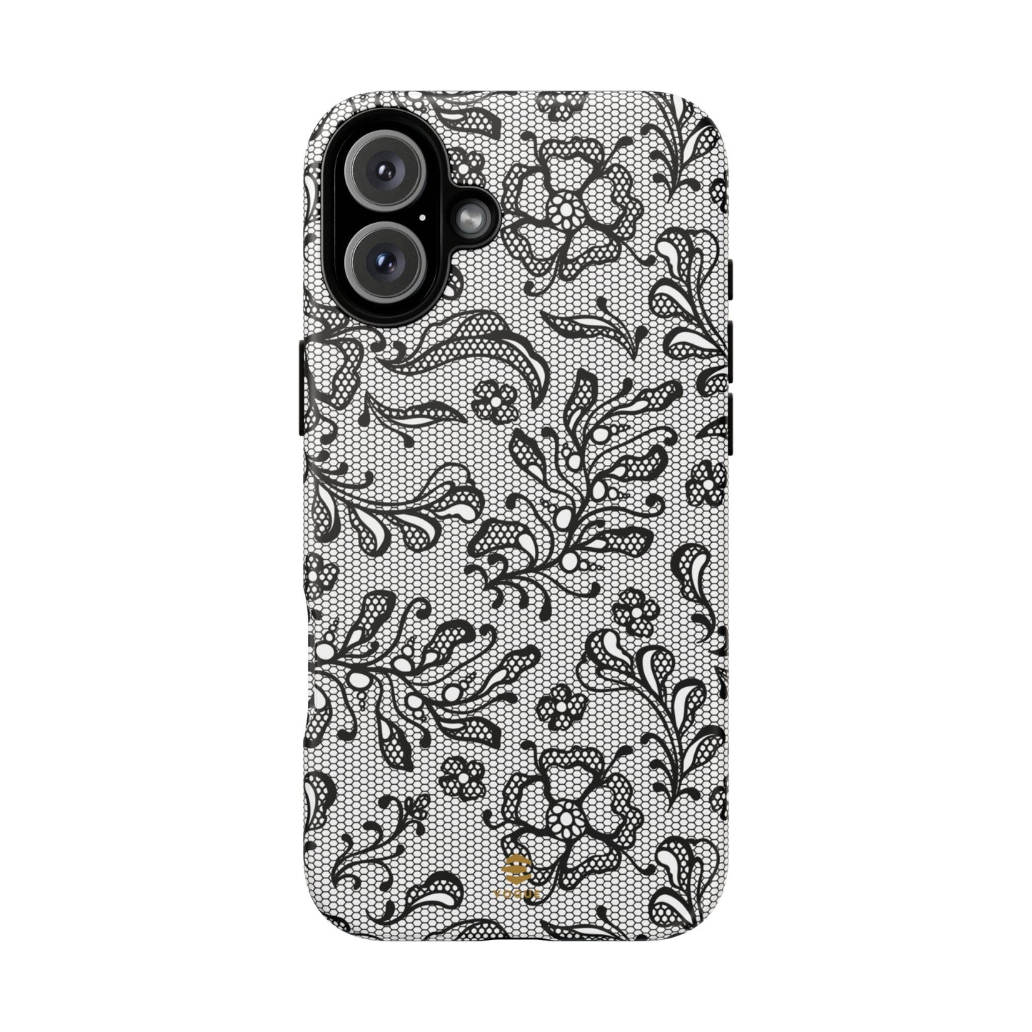 Funda para iPhone con encaje negro