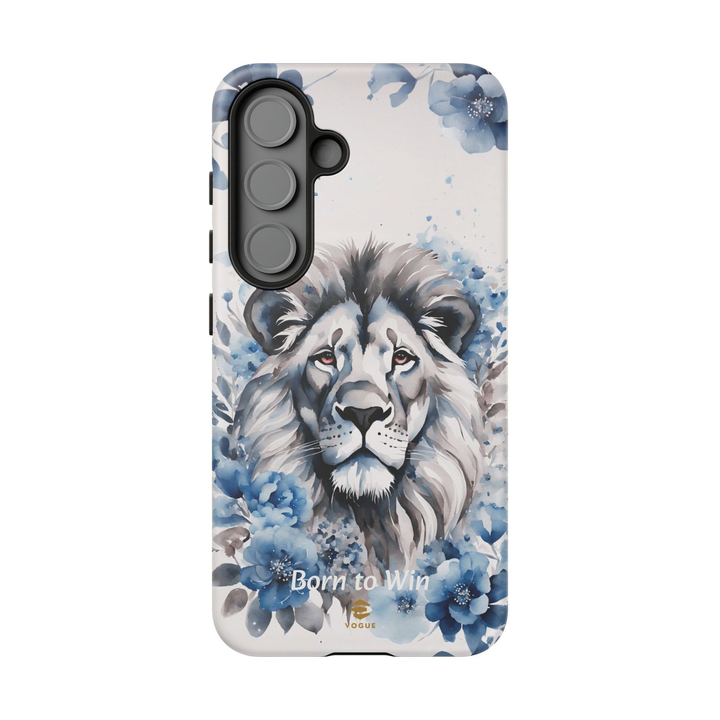 Lion Born to Win Samsung Galaxy Tough Phone Case