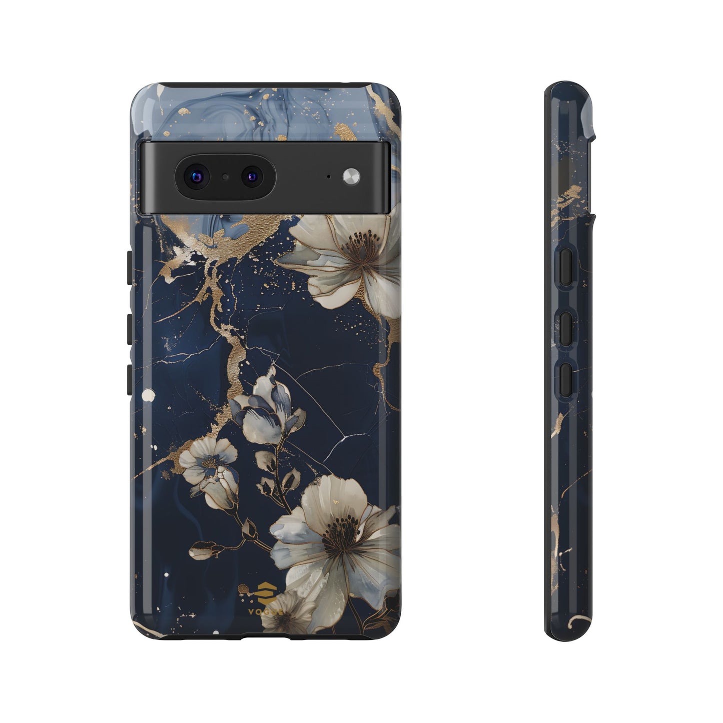Funda para Google con diseño floral de mármol