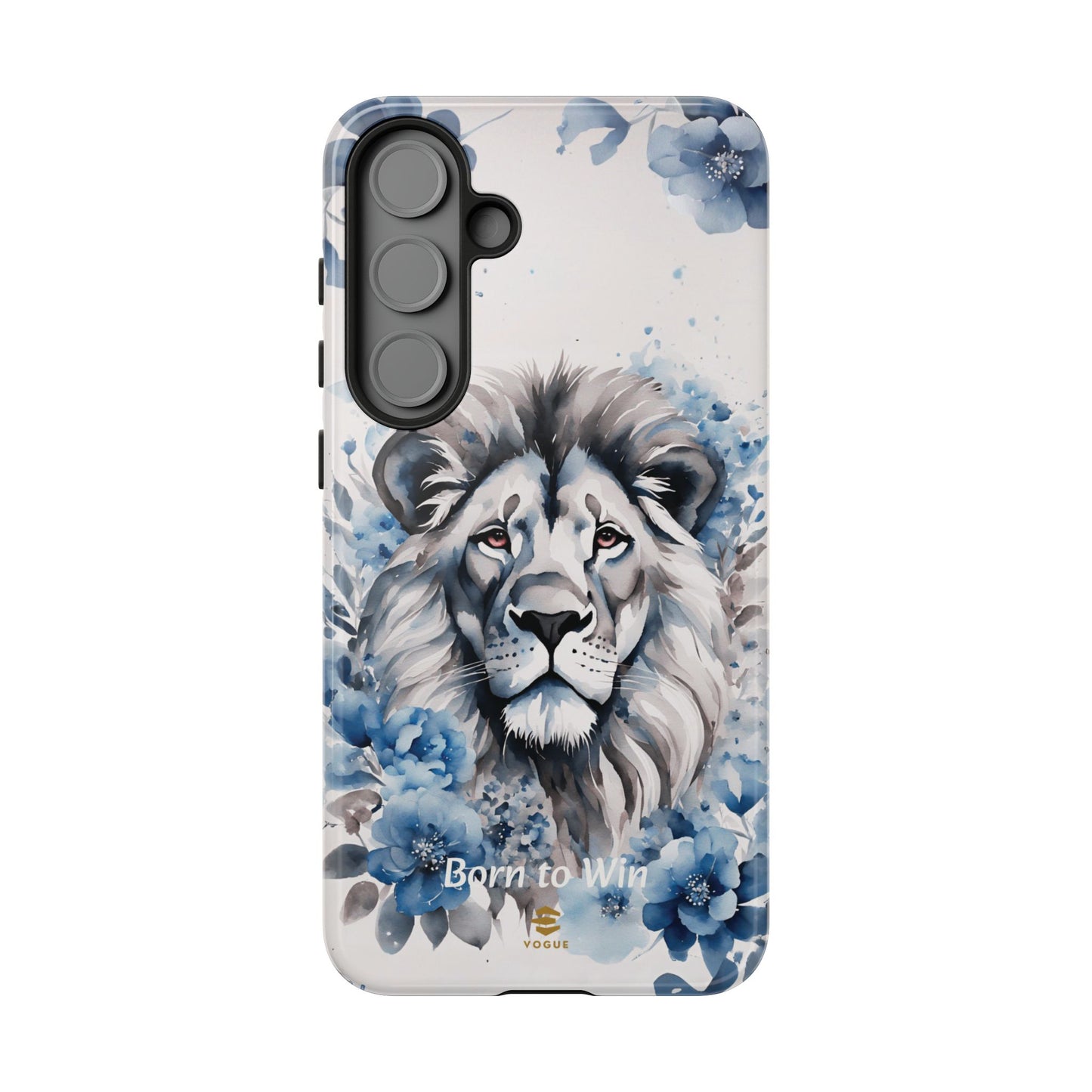 Lion Born to Win Samsung Galaxy Tough Phone Case