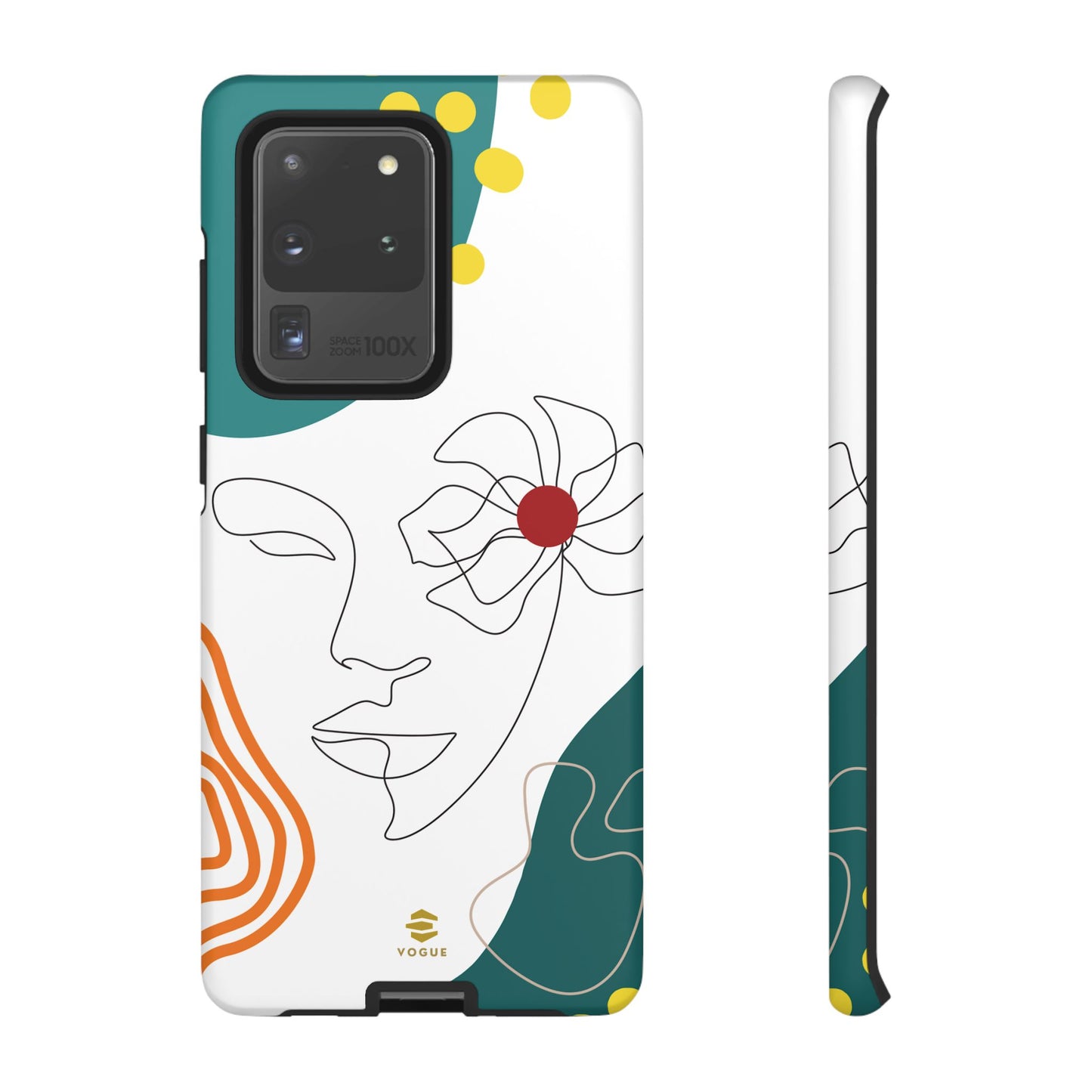 Women Face Line Art Phone Case Samsung