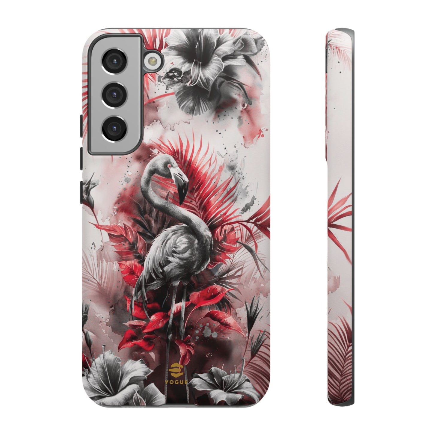 Flamingo Tropical Design Tough Phone Case Samsung