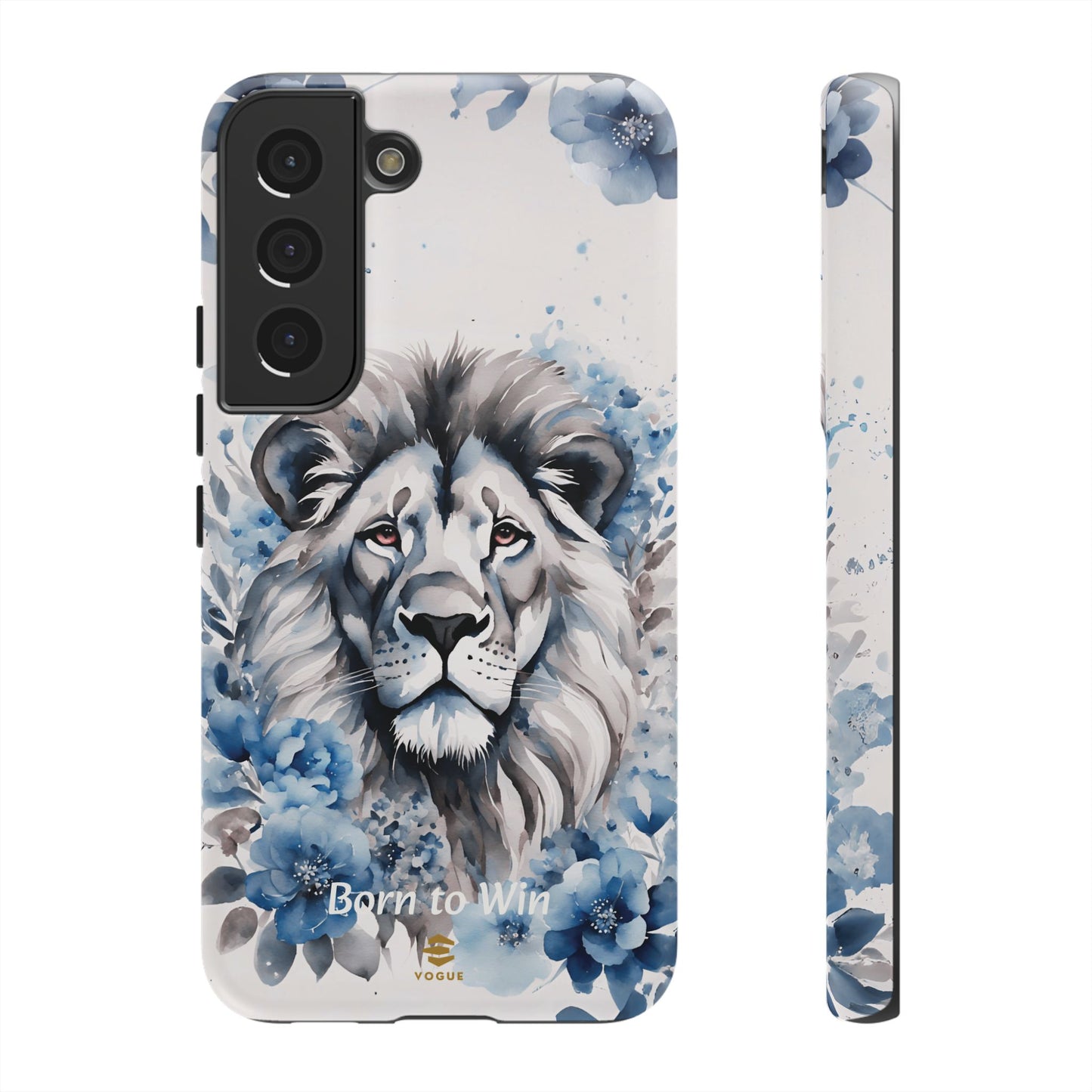 Lion Born to Win Samsung Galaxy Tough Phone Case